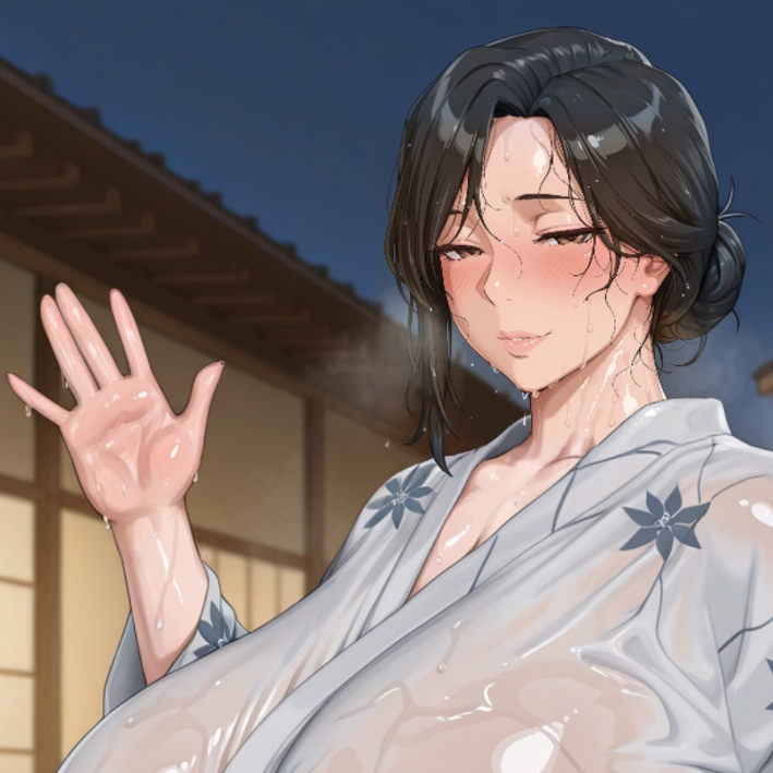 浴衣熟女