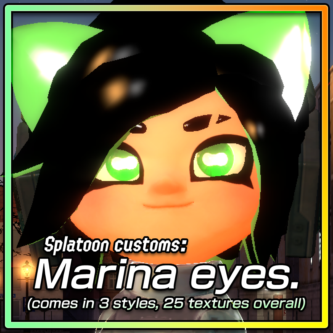 Splatoon Marina Eye Textures
