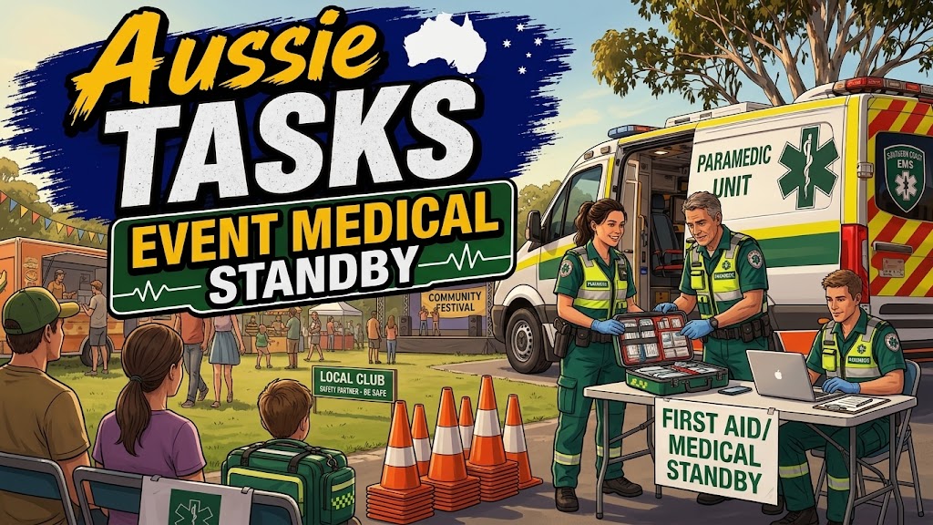 Aussie Tasks - Event Medical Standby preview