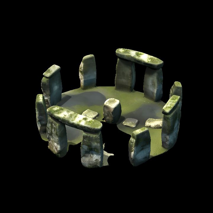 Standing stone circle monoliths 2