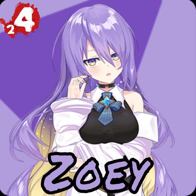 Moona Hoshinova as Zoey
