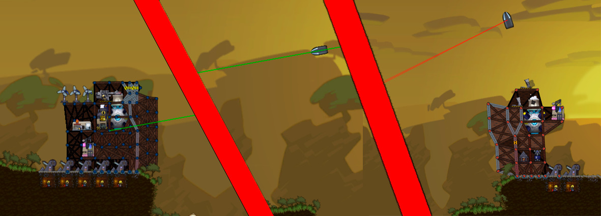 Self-guided gun