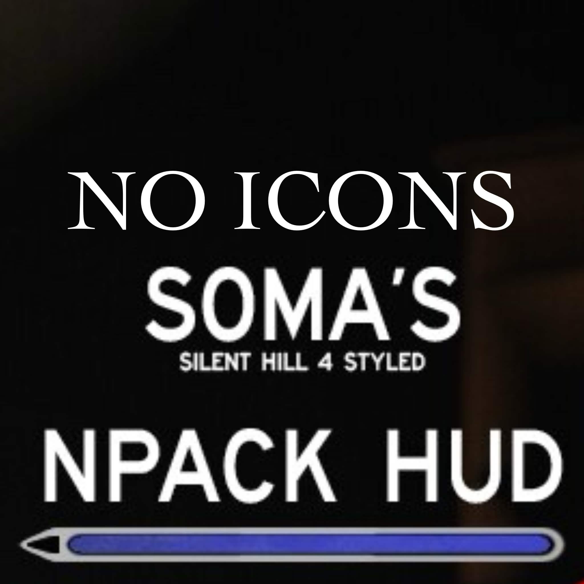 Soma's Silent Hill 4 old HUD|No Icons