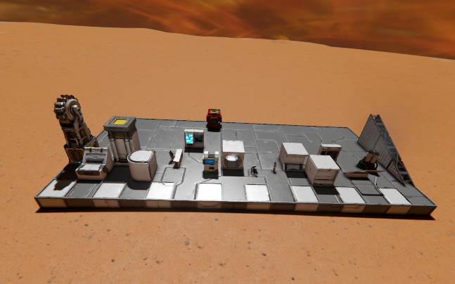 TEST Station floor with DLCs