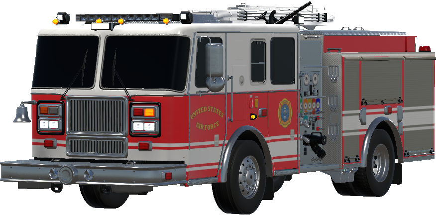 US Air Force Fire Engine
