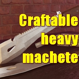 Craftable heavy machete – Project Zomboid Mod