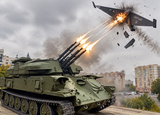 урал с зу-23