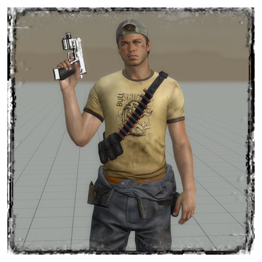 Ellis - Bandolier with Backwards Hat + Geared Up V2