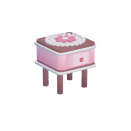 Pink Retro Nightstand
