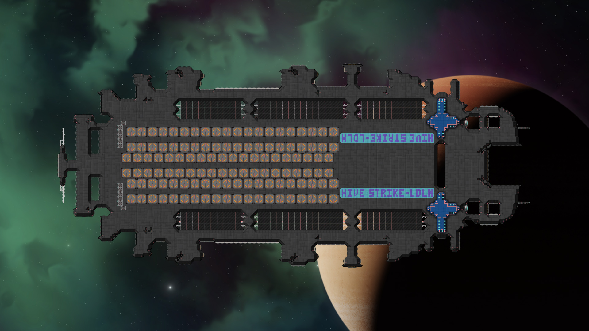 My automated Fighter Carrier for 120 fighters.  Hive Strike - LDLM