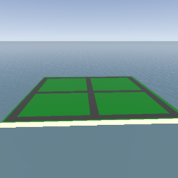 Blank Island With Roads