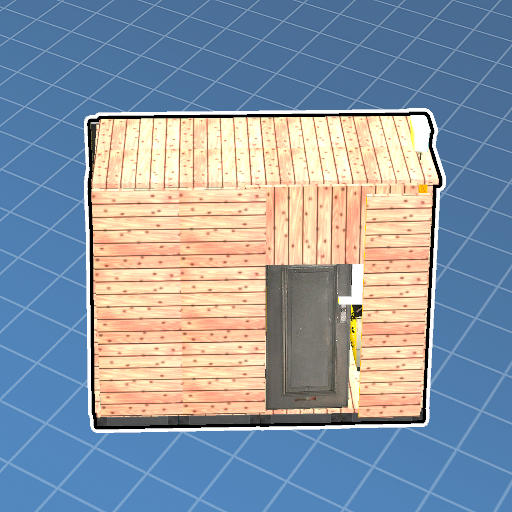 actual johns house with working door and lock
