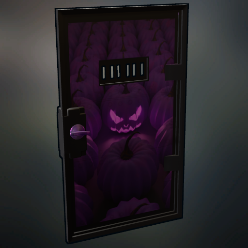 Pumpkin Party Armored Door