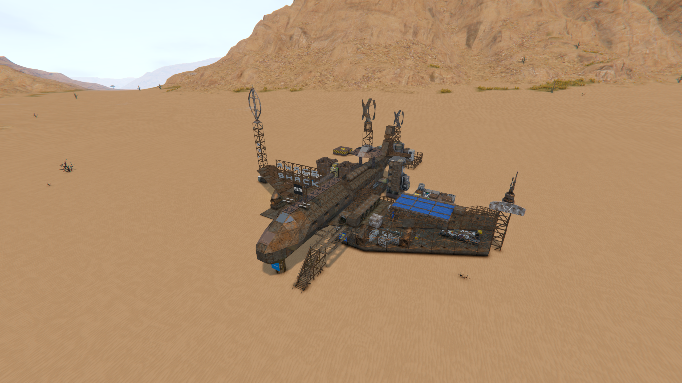 The AWACS Shack (MAD MAX and Fallout style wasteland)
