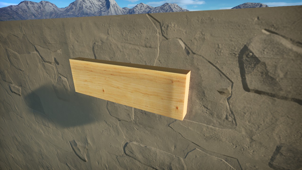 KPR - Wood Plank 100x30x10 (Beech)