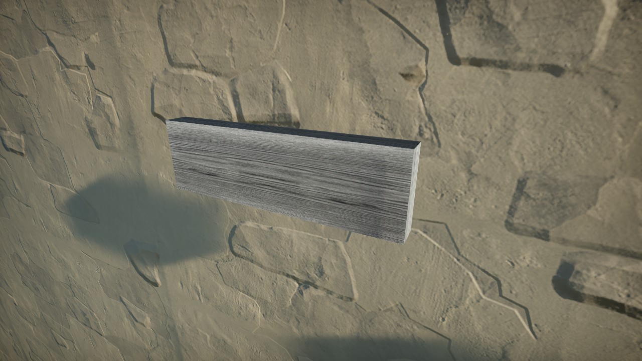 KPR - Wood Plank 100x30x10 (Black)