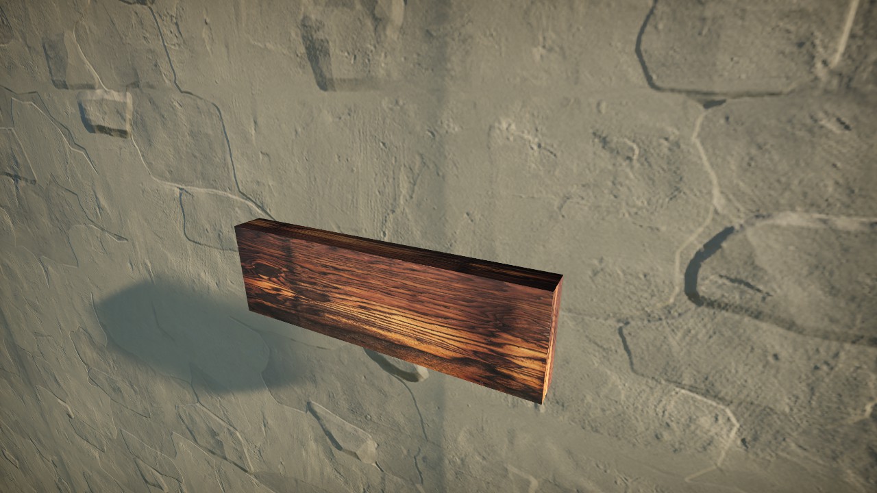 KPR - Wood Plank 100x30x10 (Dark Oak)