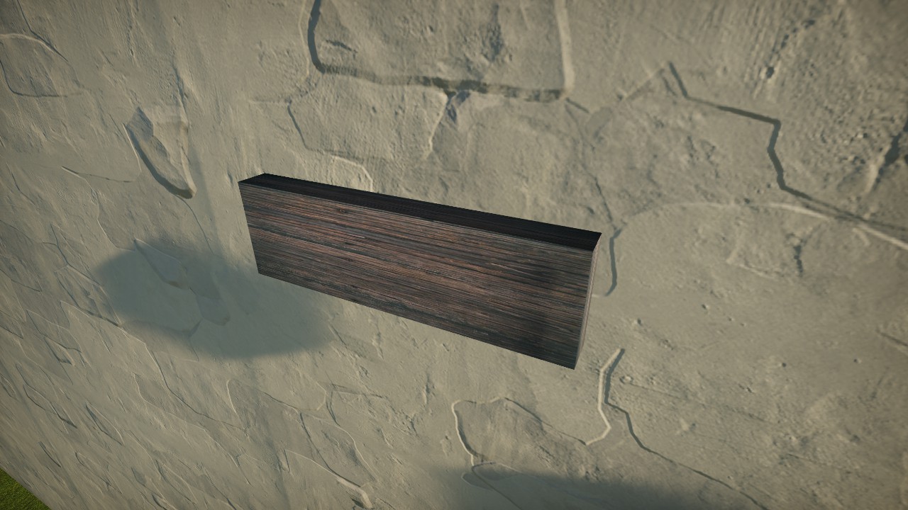KPR - Wood Plank 100x30x10 (Dark)