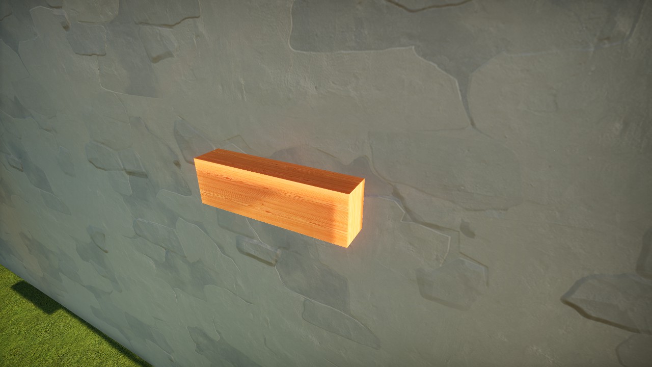 KPR - Wood Plank 100x30x20 (Redish)
