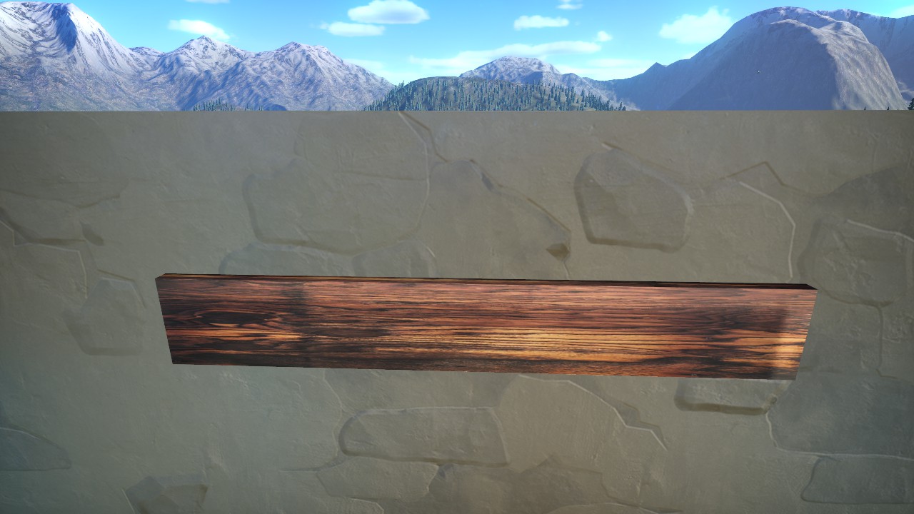 KPR - Wood Plank 200x30x5 (Dark Oak)