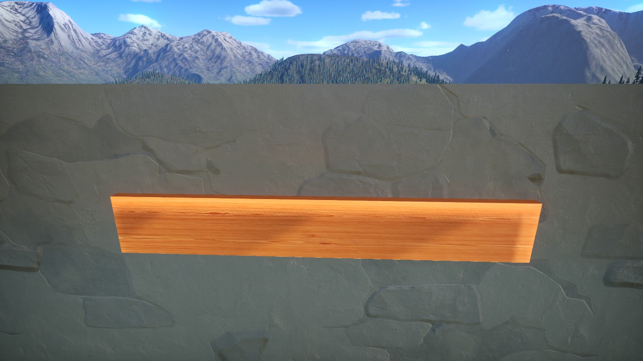 KPR - Wood Plank 200x30x5 (Redish)