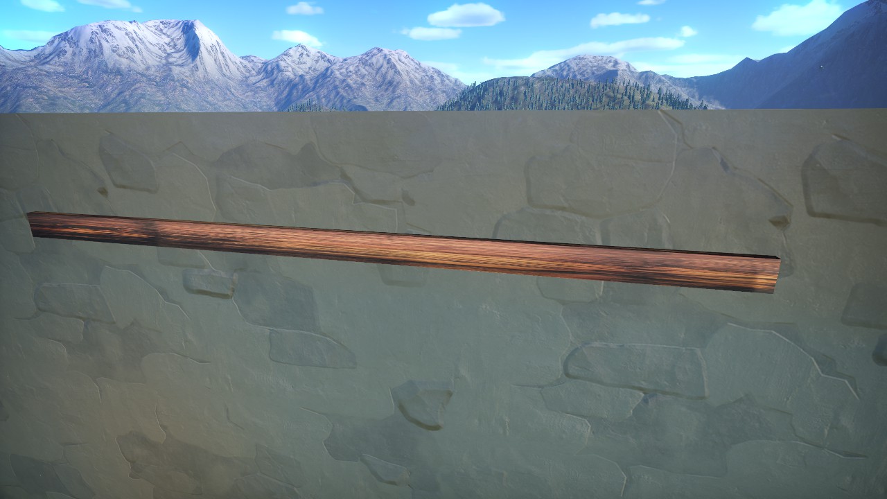 KPR - Wood Plank 400x15x5 (Dark Oak)