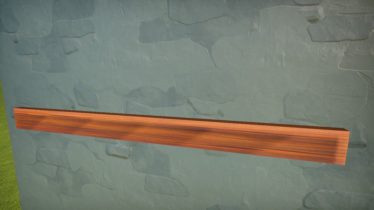 KPR - Wood Plank 400x30x10 (Cedar)