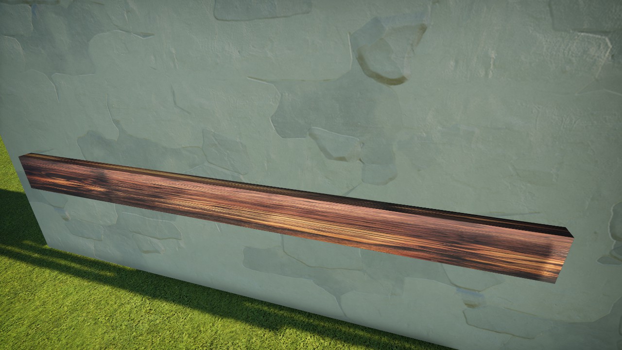 KPR - Wood Plank 400x30x10 (Dark Oak)