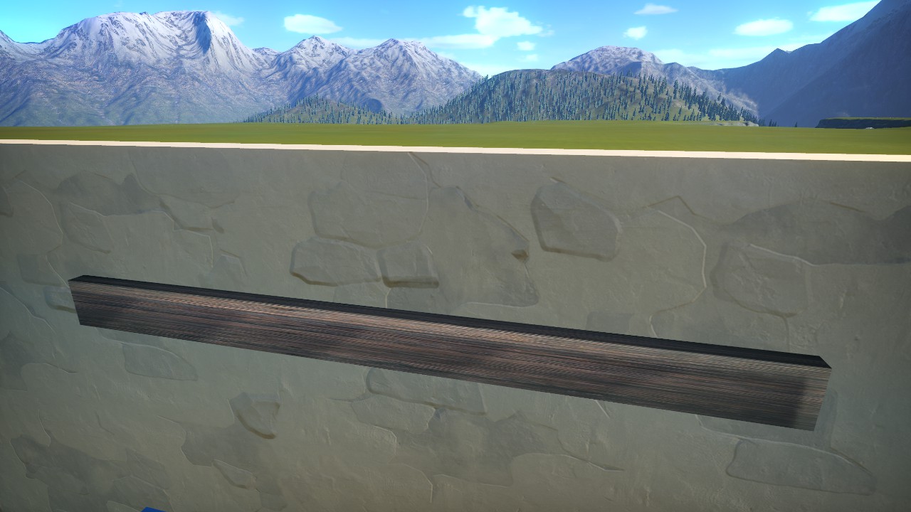 KPR - Wood Plank 400x30x10 (Dark)