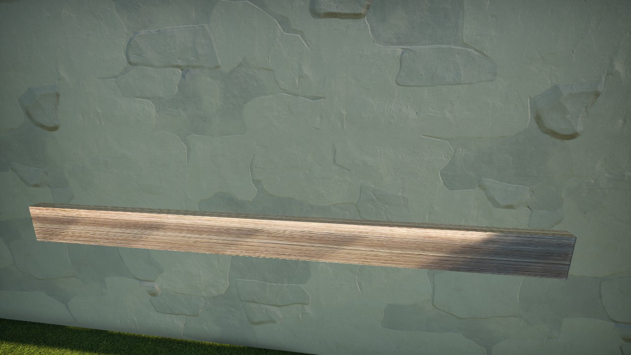 KPR - Wood Plank 400x30x10 (Weathered)