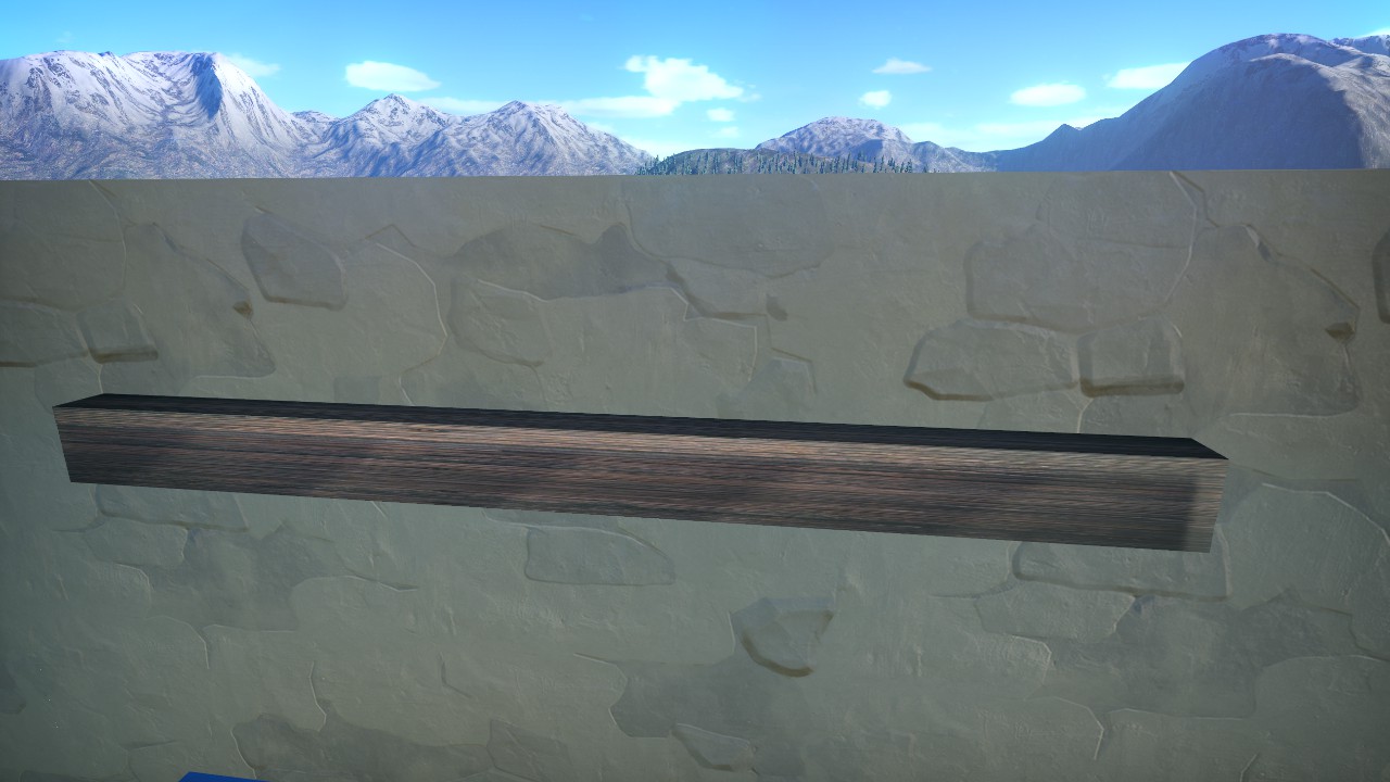 KPR - Wood Plank 400x30x20 (Dark)