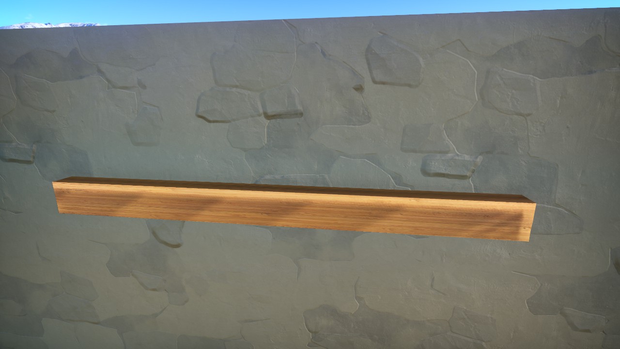 KPR - Wood Plank 400x30x20 (SoftBrown)