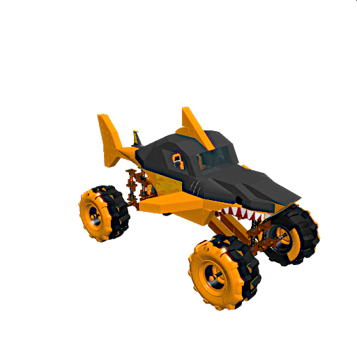 megalodon fire monster jam steel titans