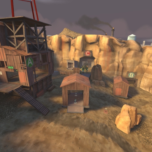 3dom_gravelpit_rc2 – Team Fortress 2 Mod