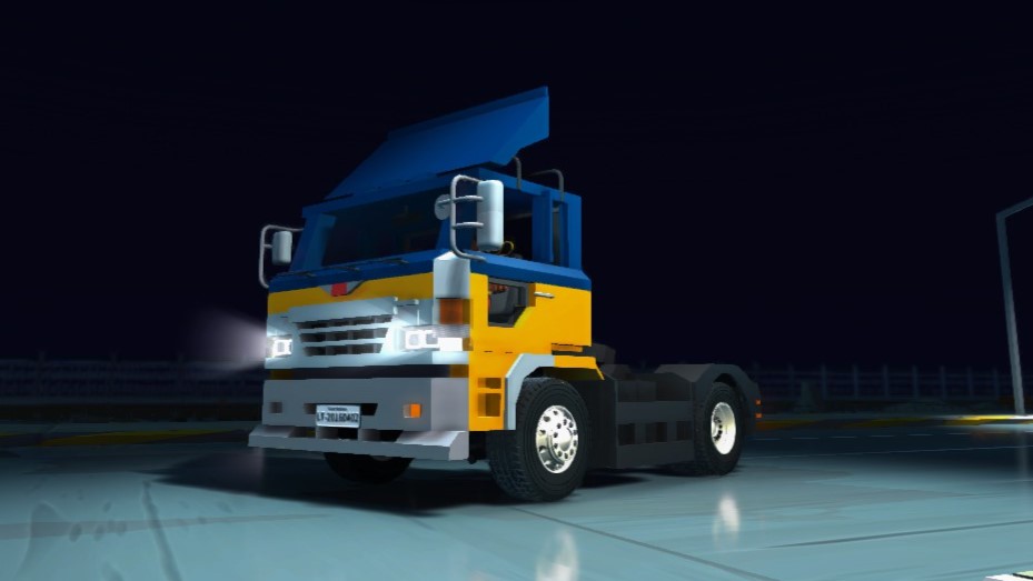 Hino Super Dolphin  BLUE 日野大鹰牵引车头 蓝黄