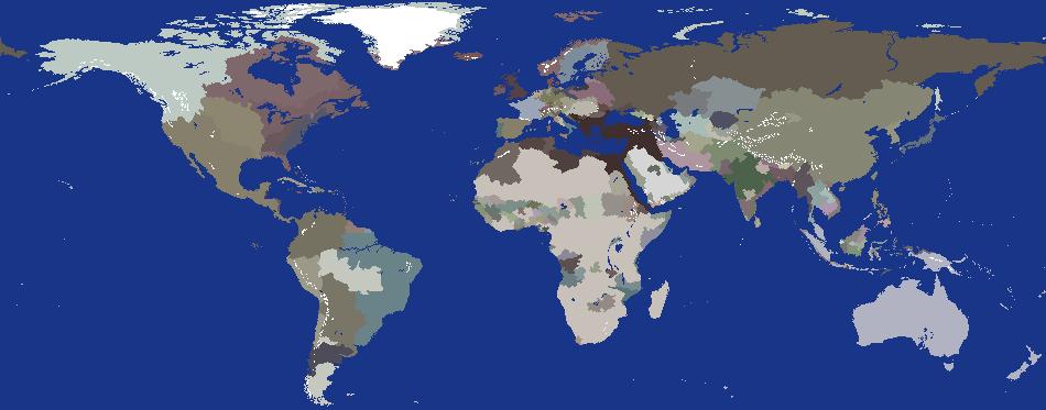 World Map 1776