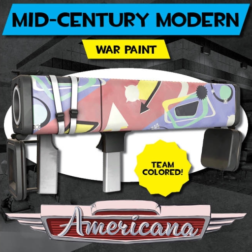 [Americana][War Paint] Mid-Century Modern – Team Fortress 2 Mod