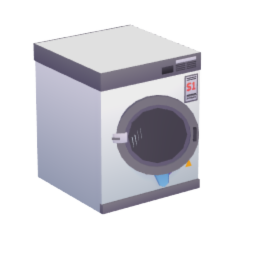 Stackable Dryer w Laundry