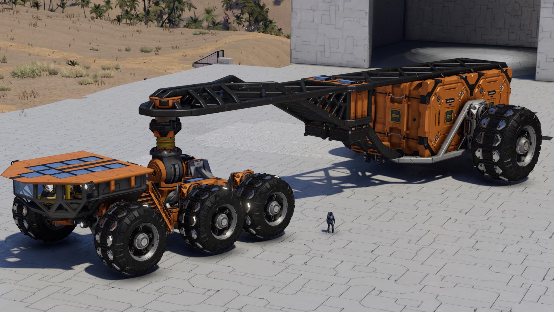 [OC] ATLAS-1 HEAVY HAULER & Trailer preview