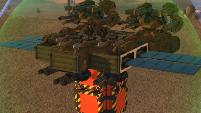 Fixed mega turret
