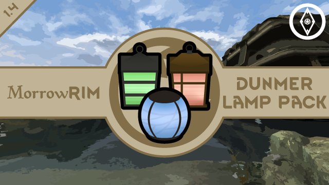 MorrowRim - Dunmer Lamp Pack