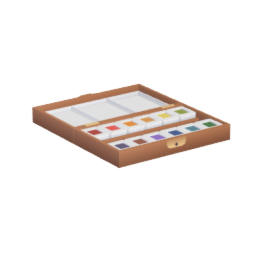 Watercolour Paint Palette Box
