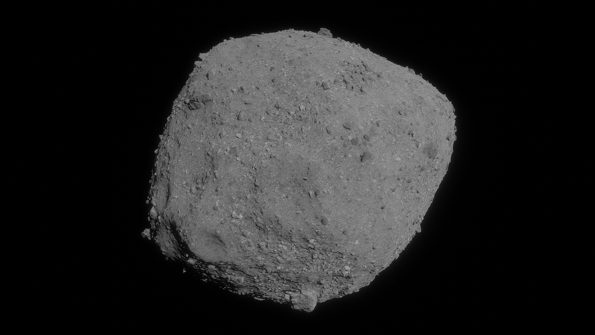 101955 Bennu asteroid model