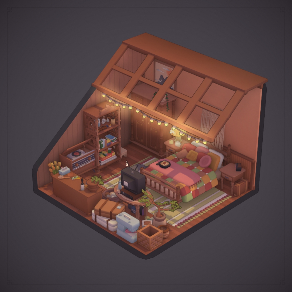 Autumn Attic Bedroom