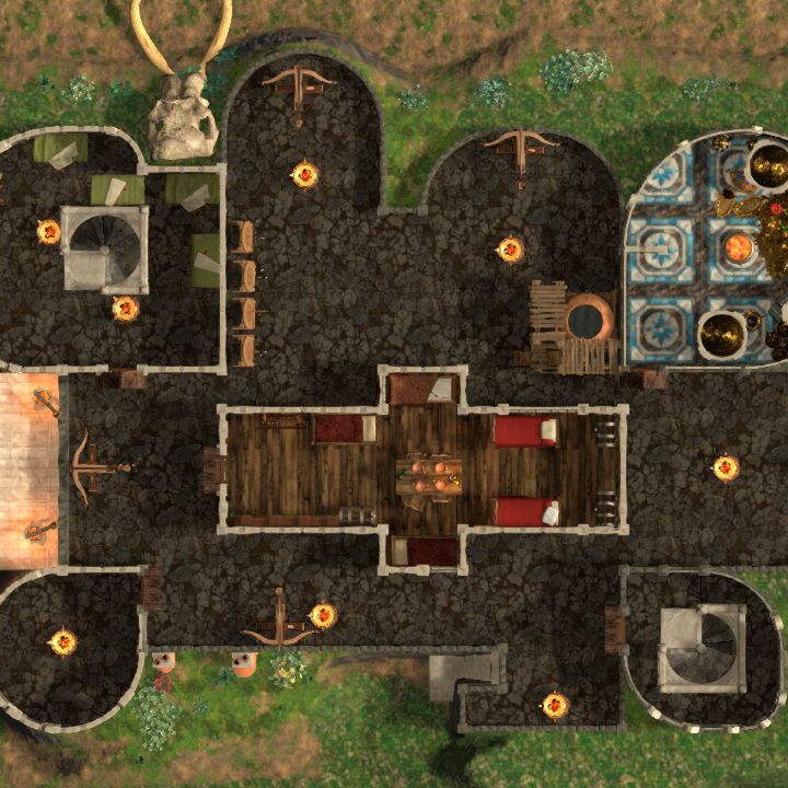 Castle Cragmaw  rebuild 2.OG