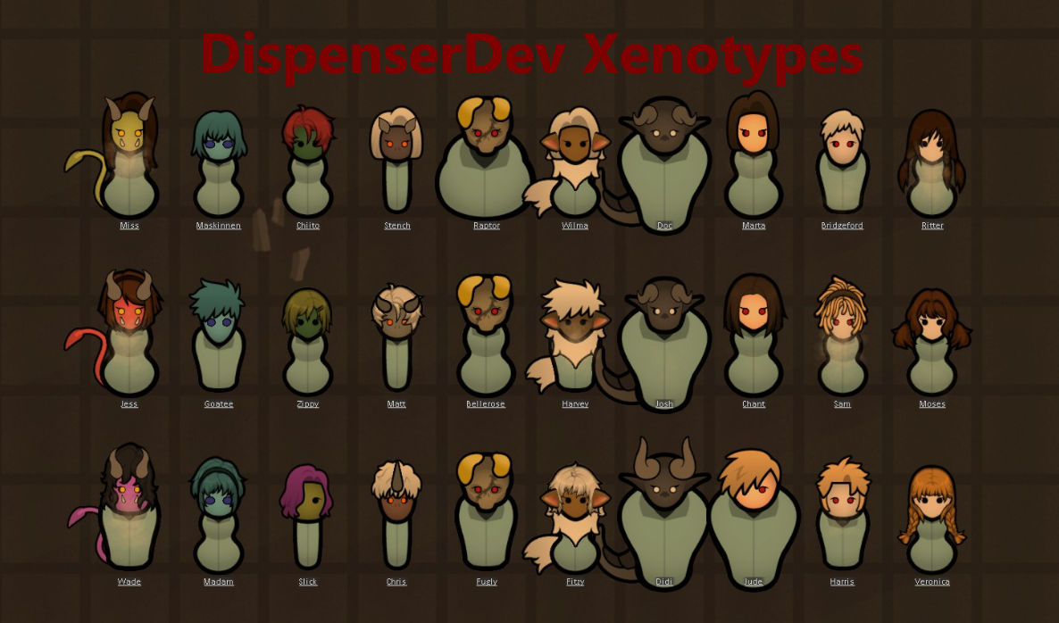 [DDev] Alpha/Outland Gene Xenotypes