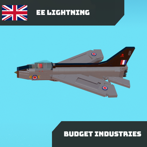 English Electric Lightning | BUDGET INDUSTRIES