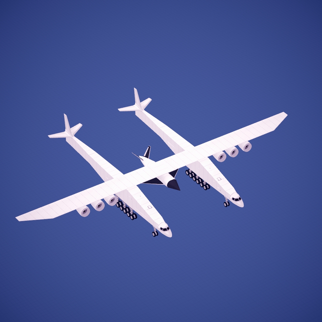 Stratolaunch with payload preview
