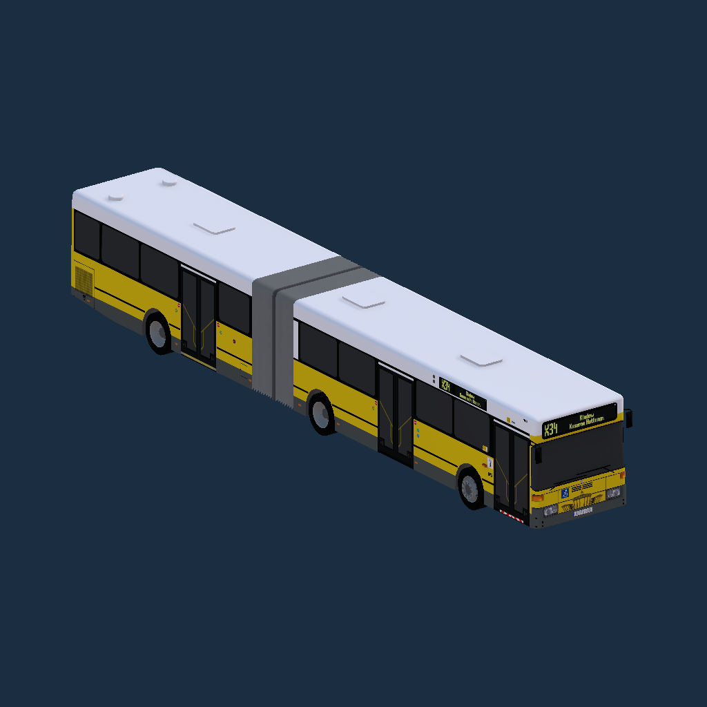 BVG - MB O405GN1 Grundlack Corporate Design mit Brandenburger Tor Front