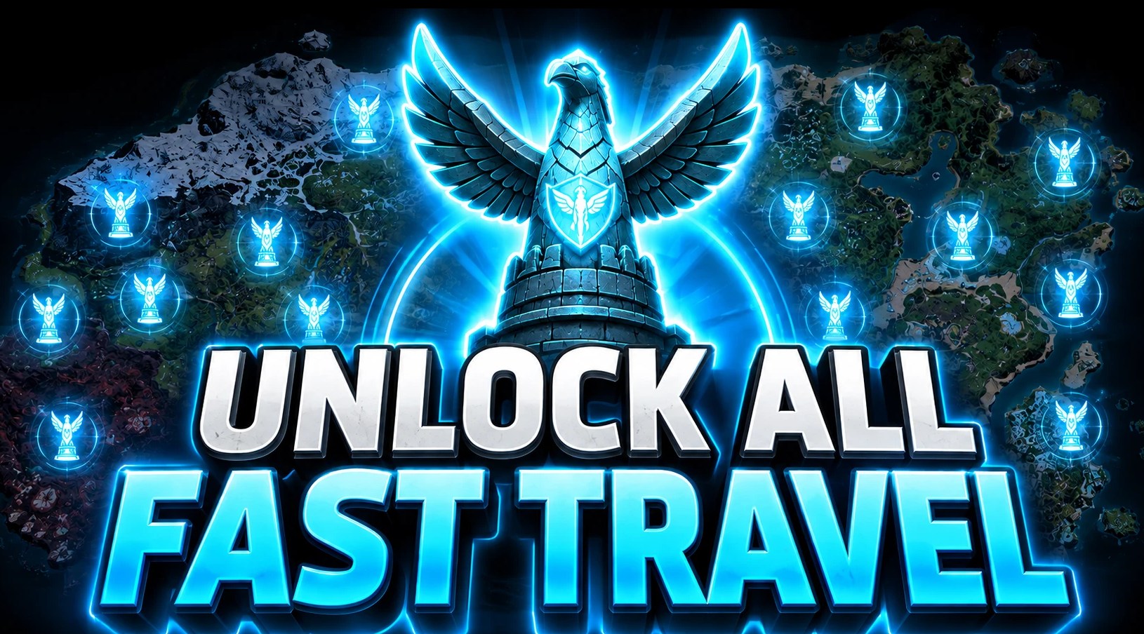 FAST TRAVEL UNLOCKER - Unlock All Map Teleports